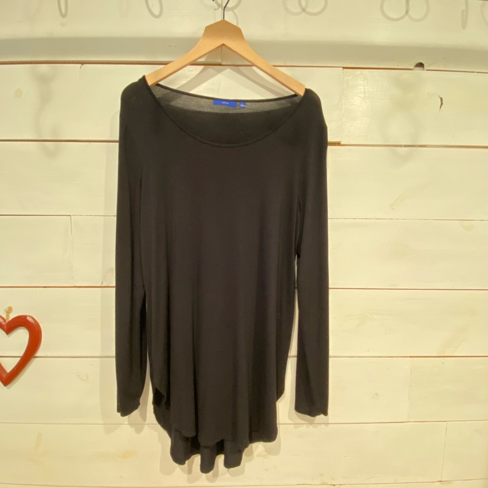 Apt. 9 Charcoal Long Sleeve Top